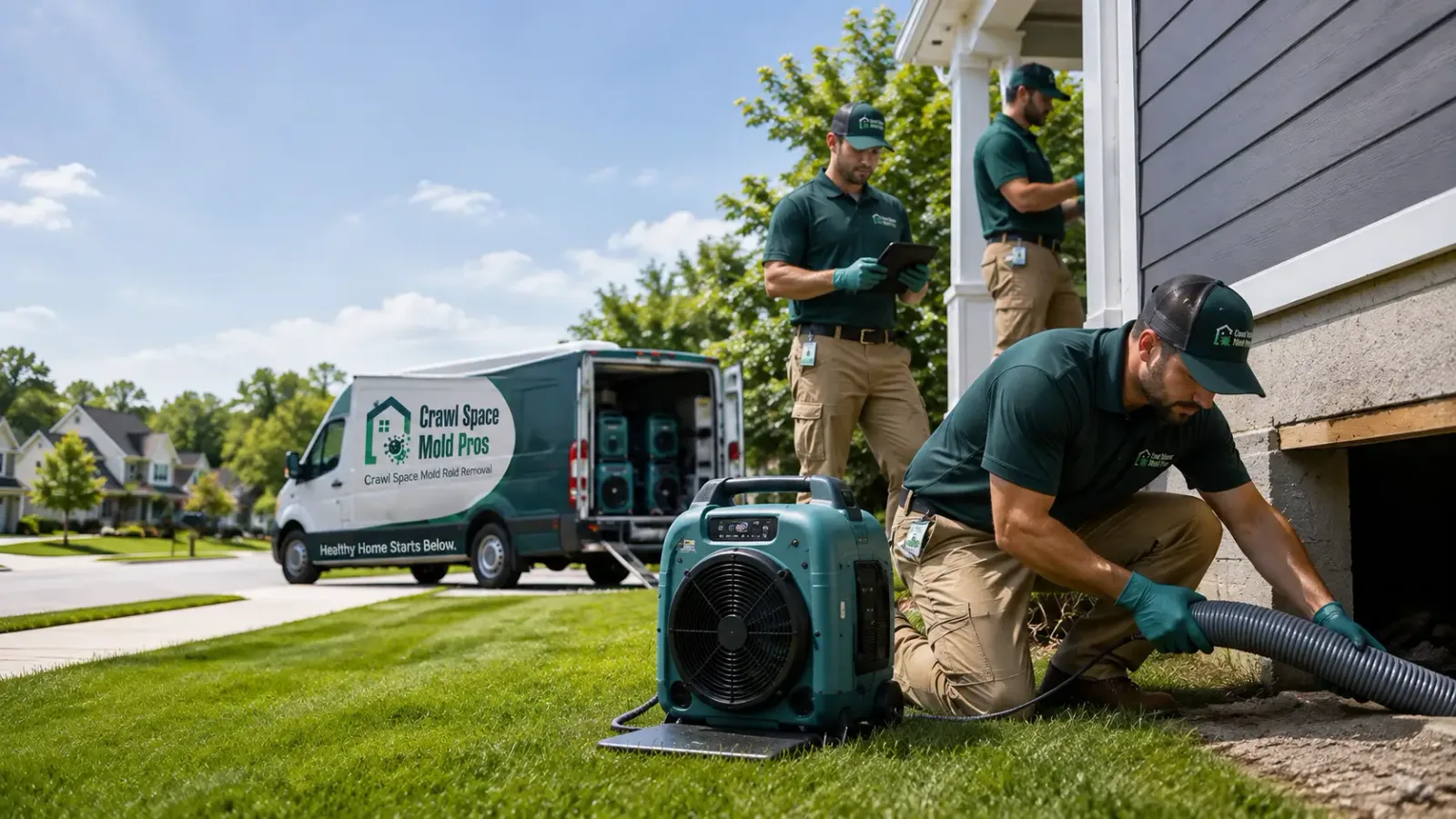 Crawl Space Mold Removal in Lewellen, NE